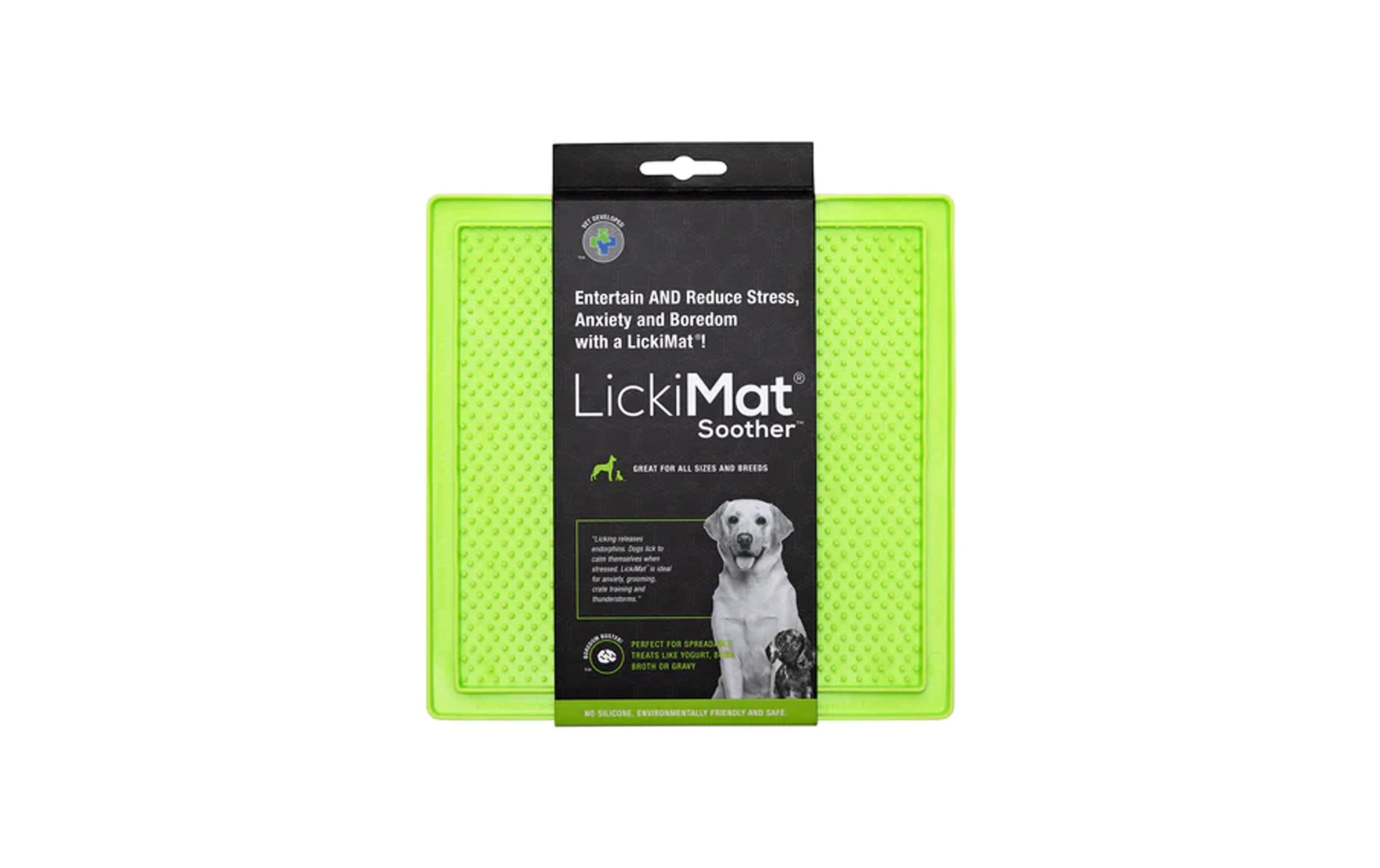 LickiMat Dog Soother Grün 20 x 20cm