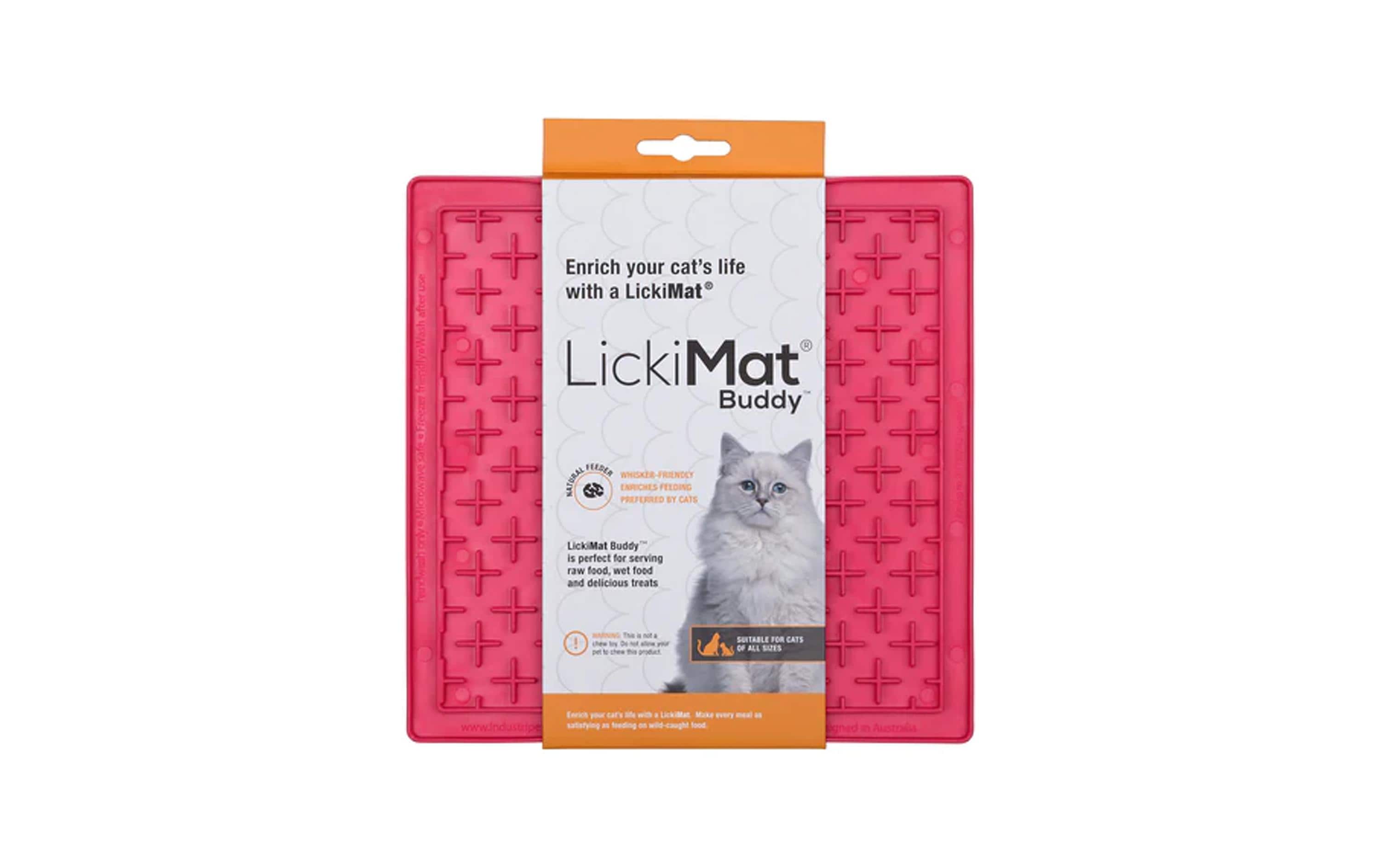 LickiMat Cat Buddy Pink 20 x 20cm