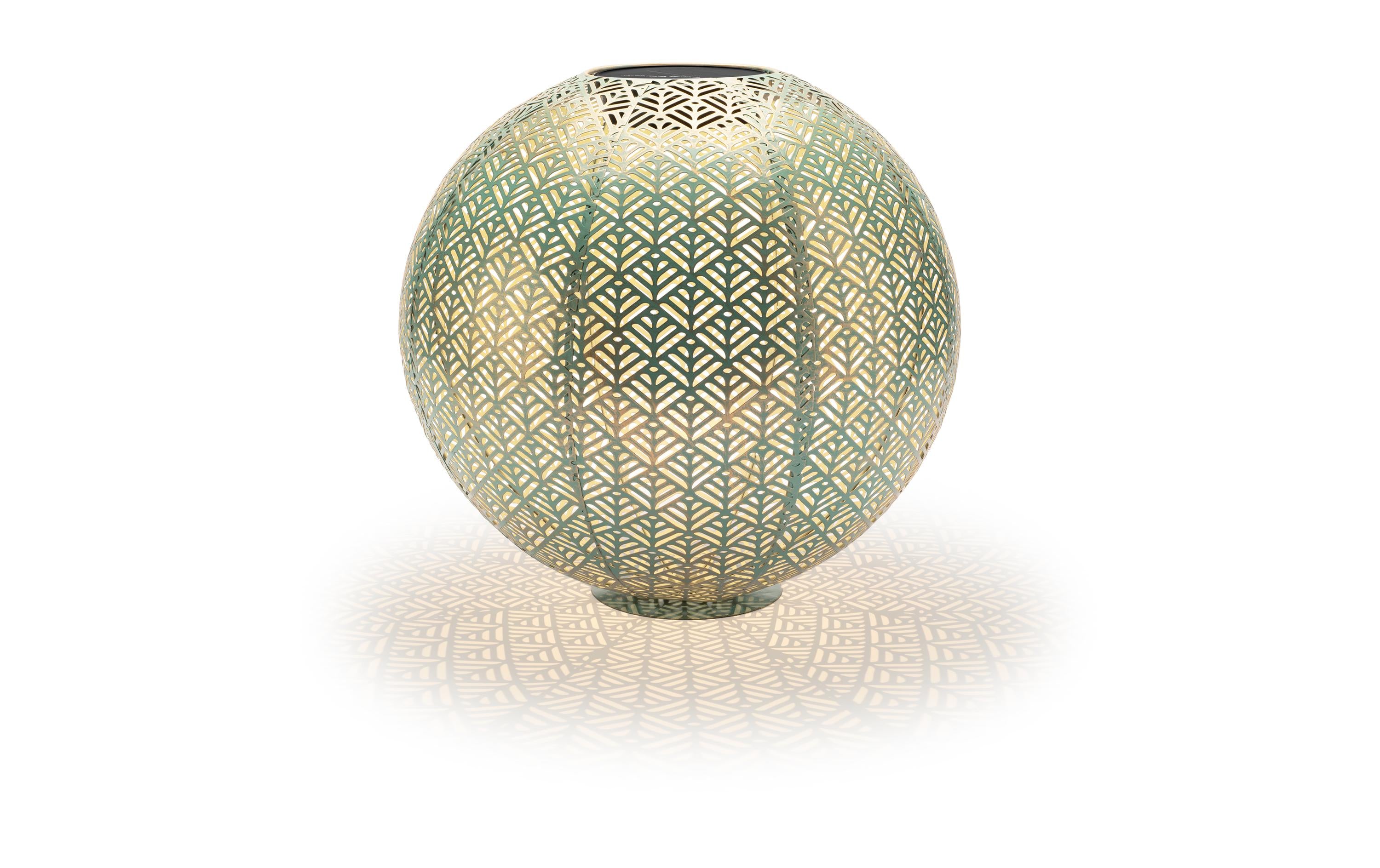 STT Solar Antic Ball Sofia 40, aquamarine 1LED ww, D40cm, Gartenstick