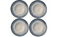 AK Pastateller Shade Sea 27cm 4 Stk. 4 Stk., D 27cm, weiss/blau, Porzellan