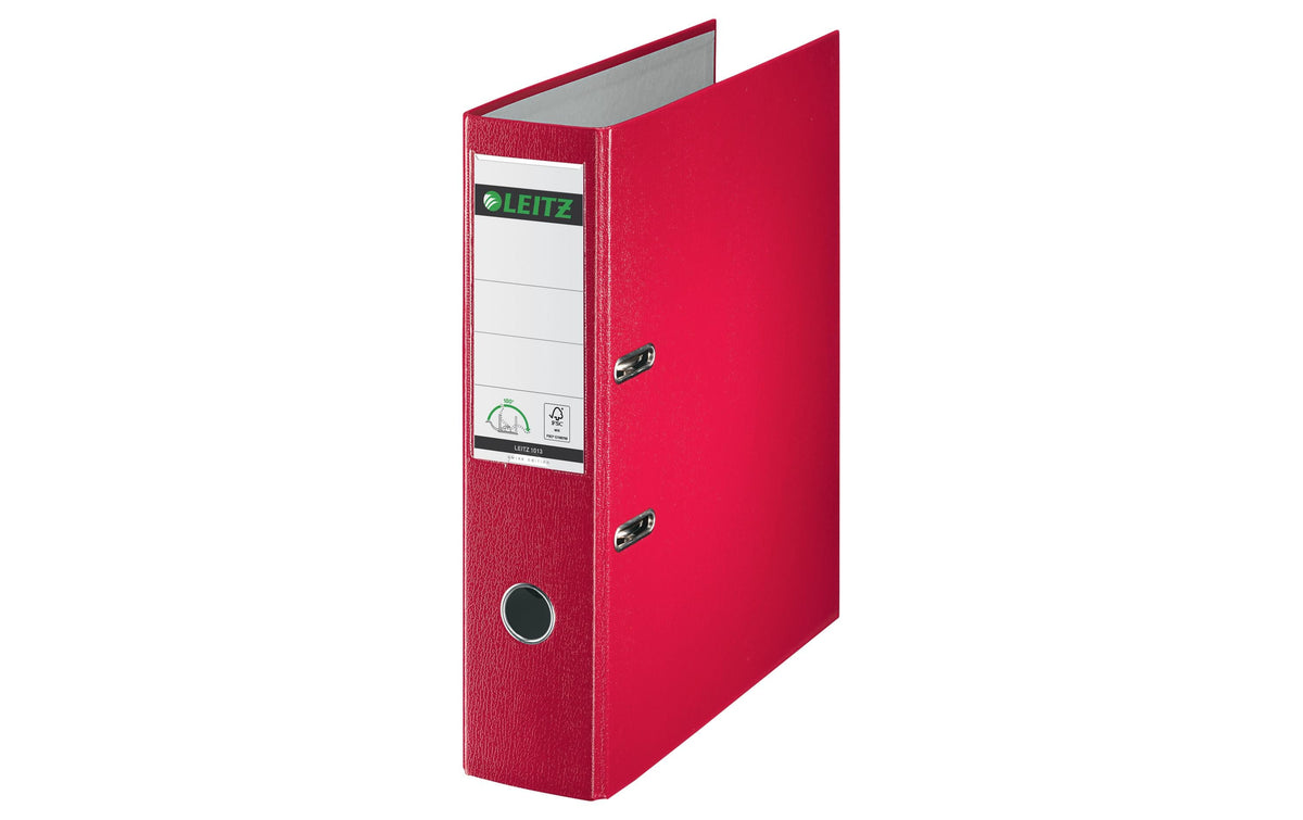 Leitz Qualitäts-Ordner Swiss Edition rot, breit, 180° Mechanik, PP