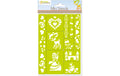 Avenue Mandarine Mini Schablonen Set Märche 15.4 x 25.7 cm, 10 Schablonen