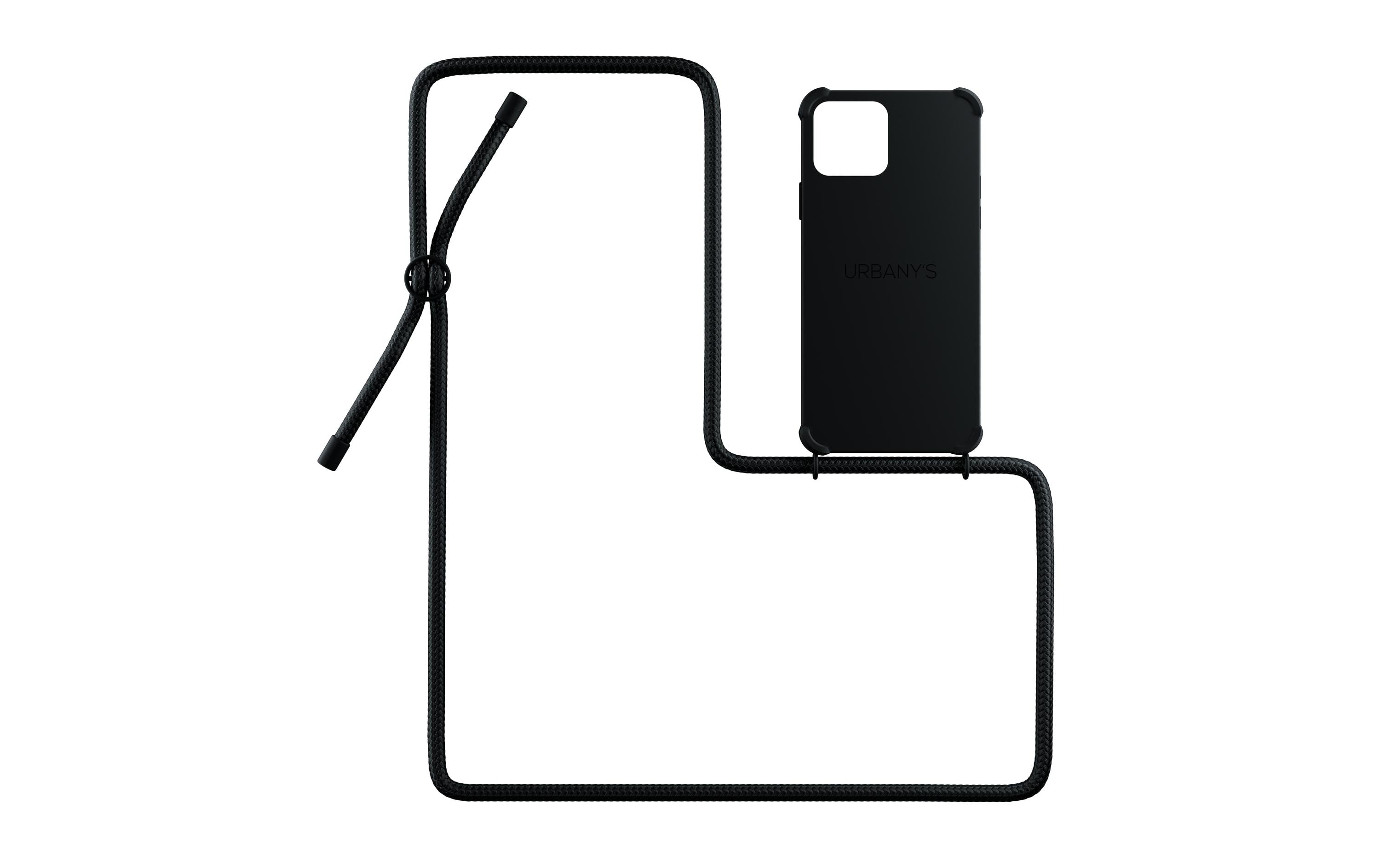 Urbany's Necklace Case All Black Matt fürs Apple iPhone 14 Plus, Matt