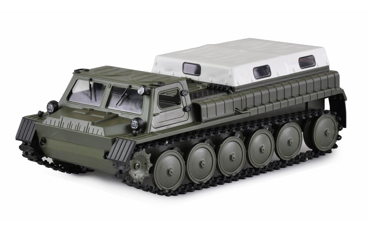 Amewi Gepanzertes RC Kettenfahrzeug 1:16 RTR olivgrün/weiss