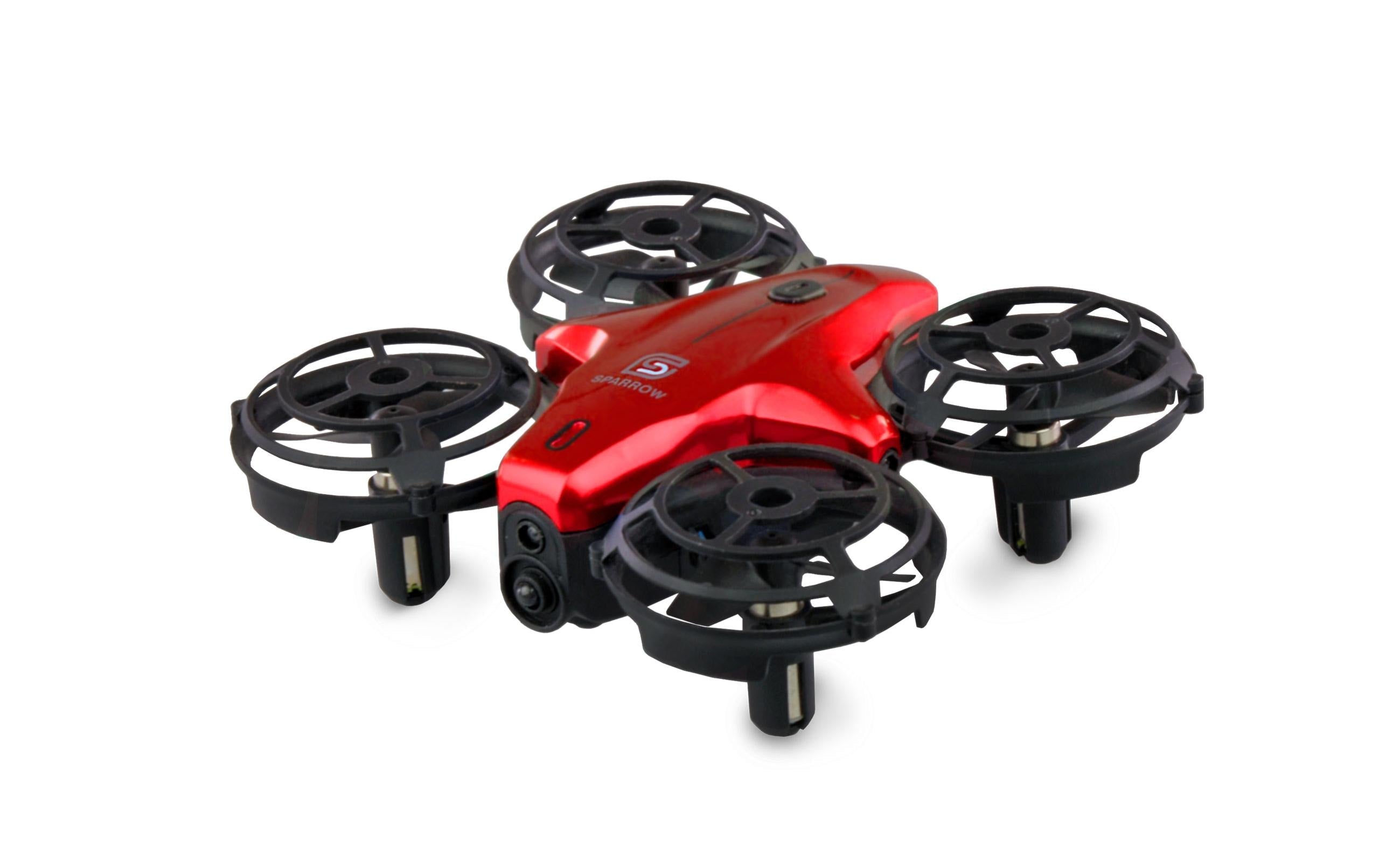 Amewi Sparrow Mini-Drohne 2,4GHz mit Sensoren rot, RTF