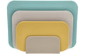Rosti Schneidebrett Set Choptima Ocean 3 Grössen, beige/gelb/blaugrün, PE