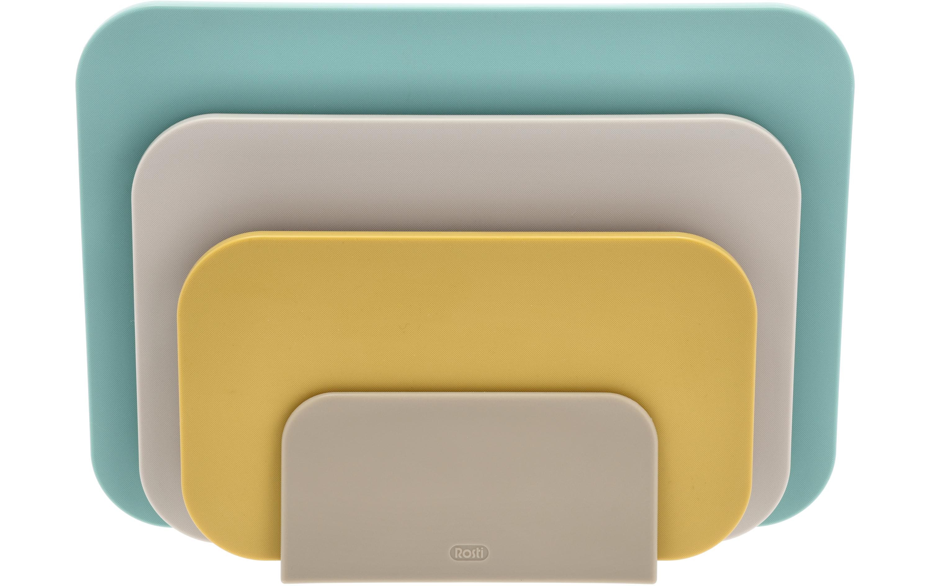 Rosti Schneidebrett Set Choptima Ocean 3 Grössen, beige/gelb/blaugrün, PE