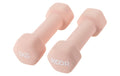 KOOR Kurzhantel 1 kg camel 1 kg, Neopren, camel
