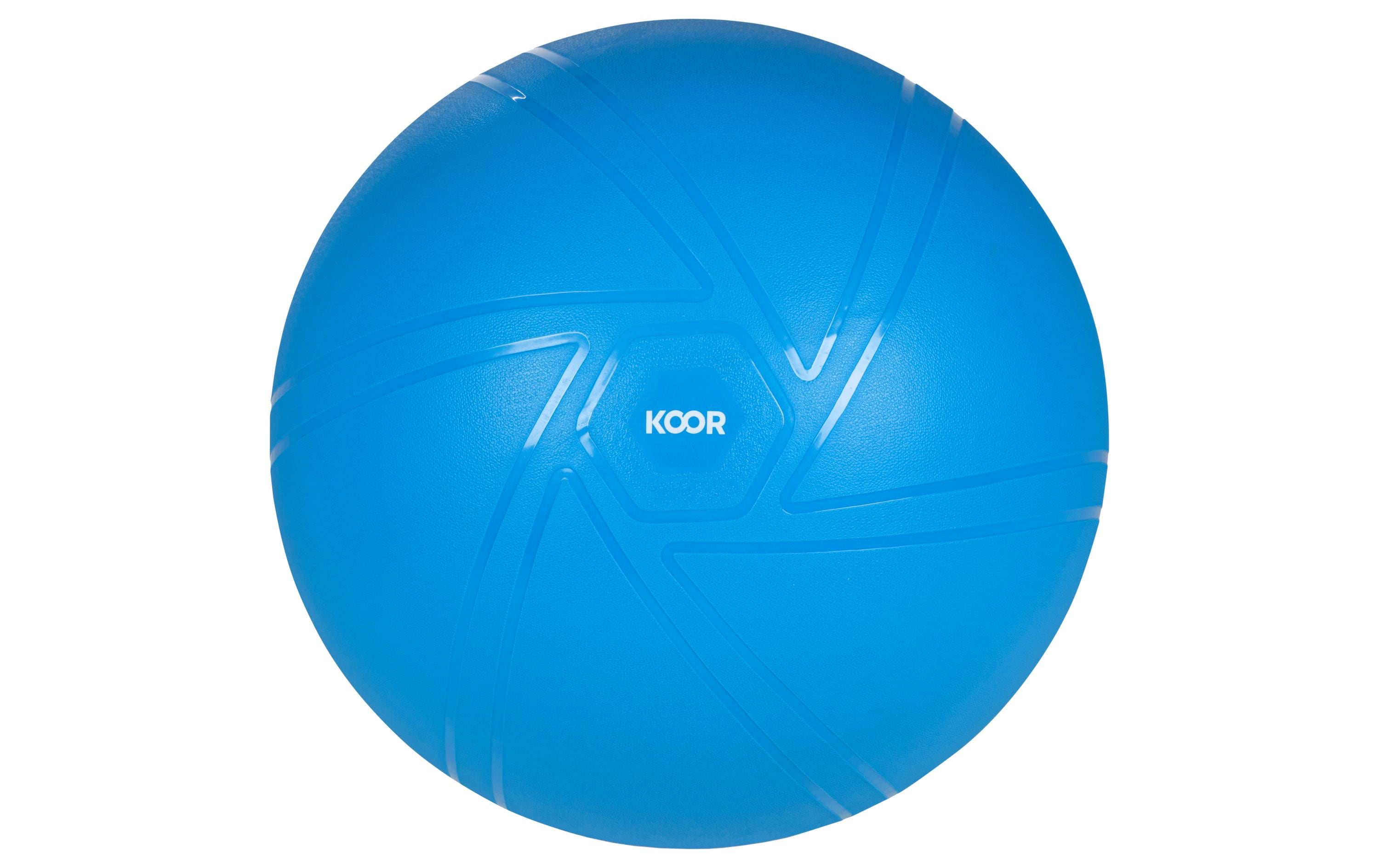 KOOR Sitzball 65cm blau 65cm, 2000g, blau