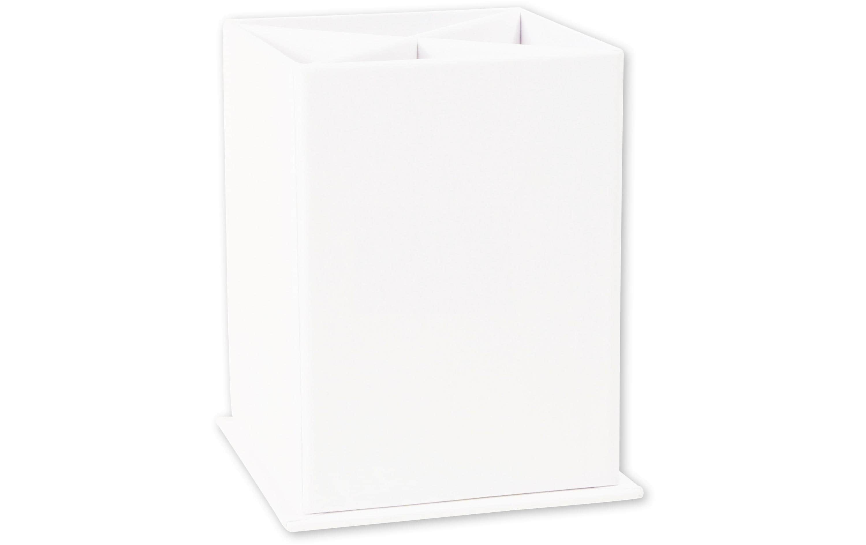 Clairefontaine Stifteköcher 8 x 8 x 11 cm, weiss