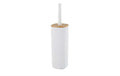 Wenko WC-Garnitur Rotello Weiss Bambus/ Kunststoff