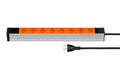 Steckdosenleiste 19" 1HE, 8xT23, Typ23, 3m/T12, orange