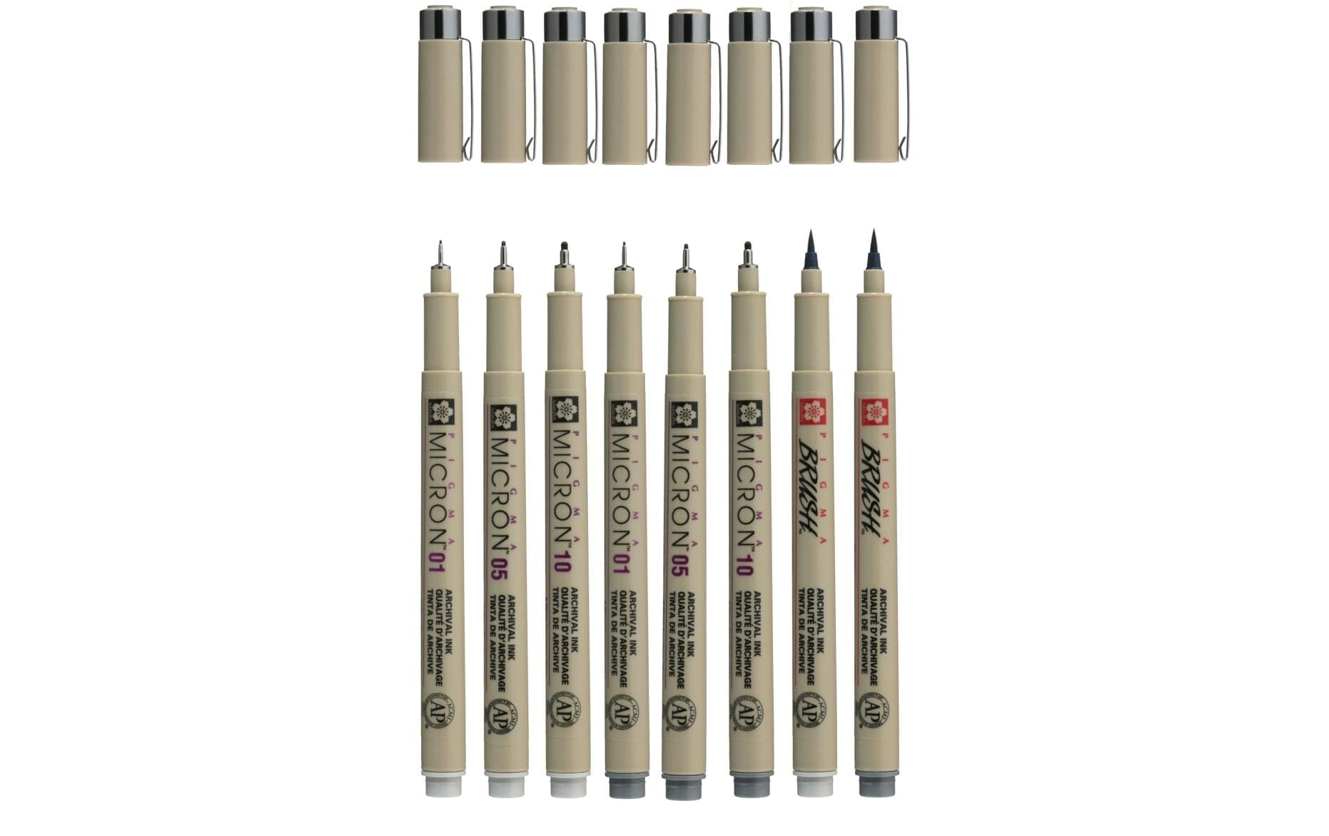 Sakura Fineliner Pigma Micron Mix, Set à 6 Stück