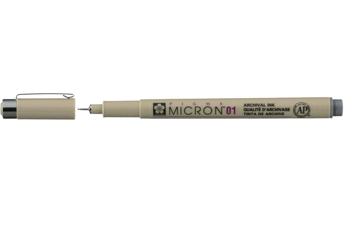 Sakura Fineliner Pigma Micron 01 Cool Grey, 1 Stück