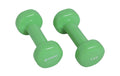 Schildkröt Fitness Vinyl Hanteln 1.0kg Set Grün