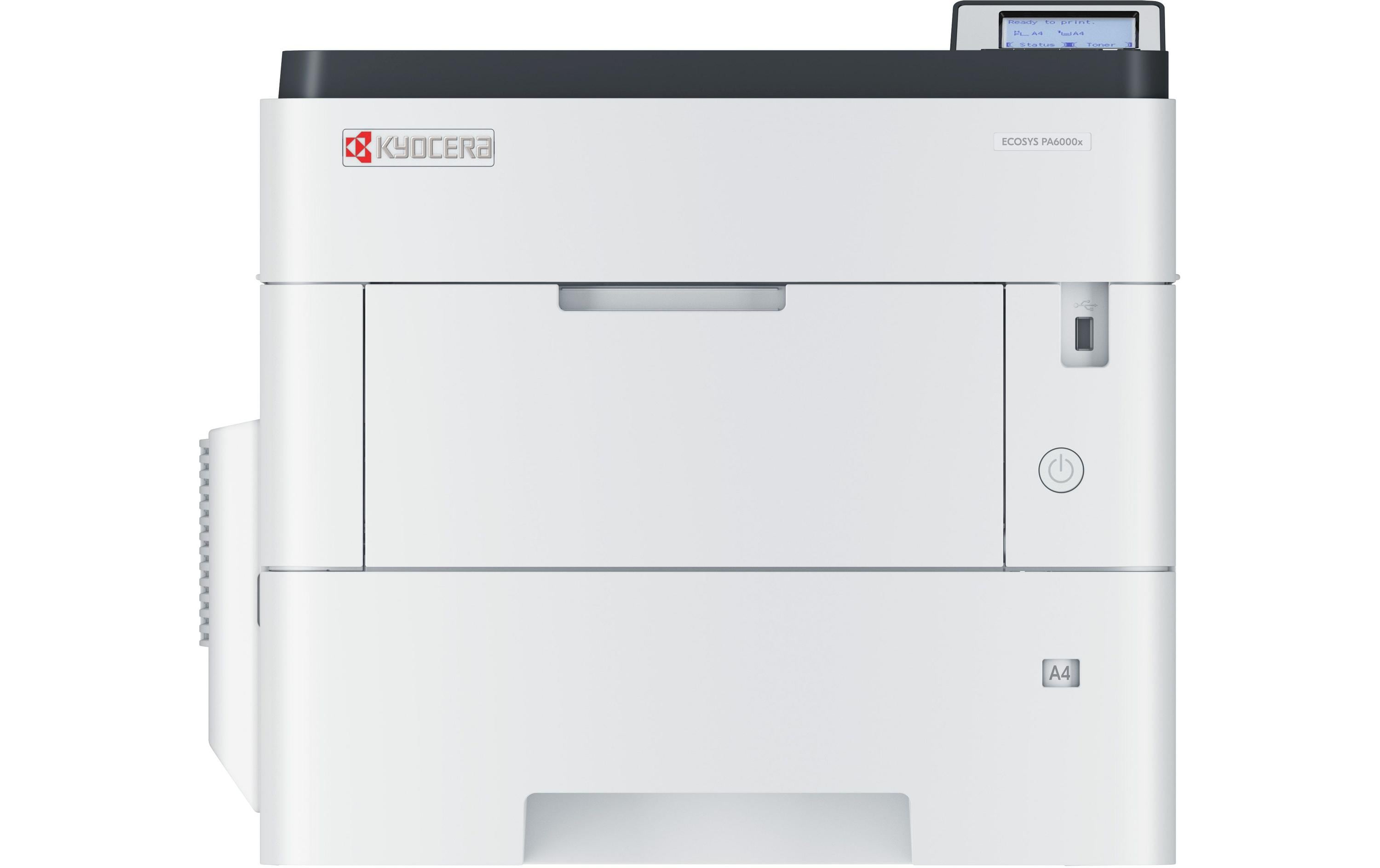 Kyocera Monolaser PA6000X,A4,USB2.0/LAN 60 S./Min., Duplex