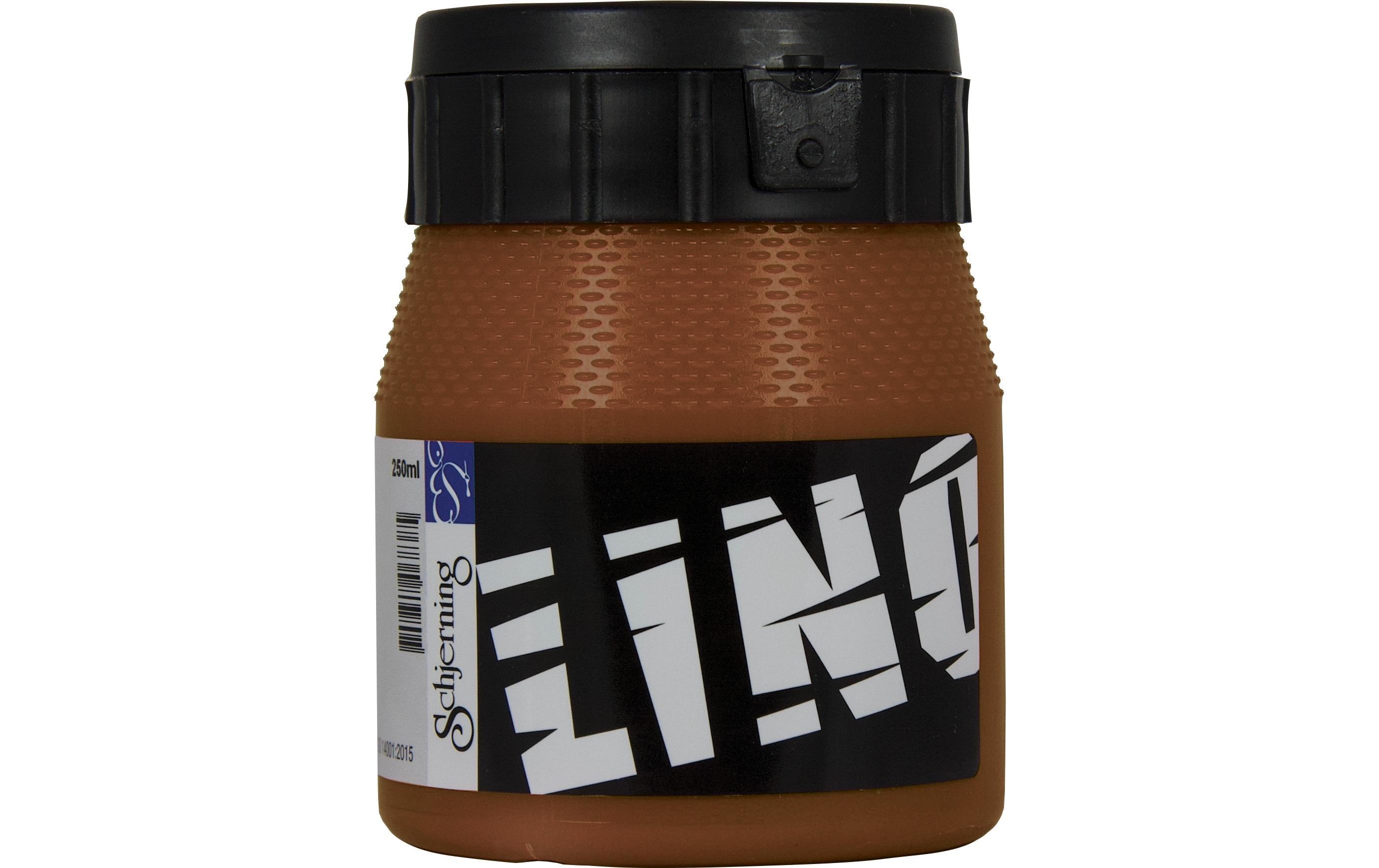 Schjerning Linoldruckfarbe Braun 250ml