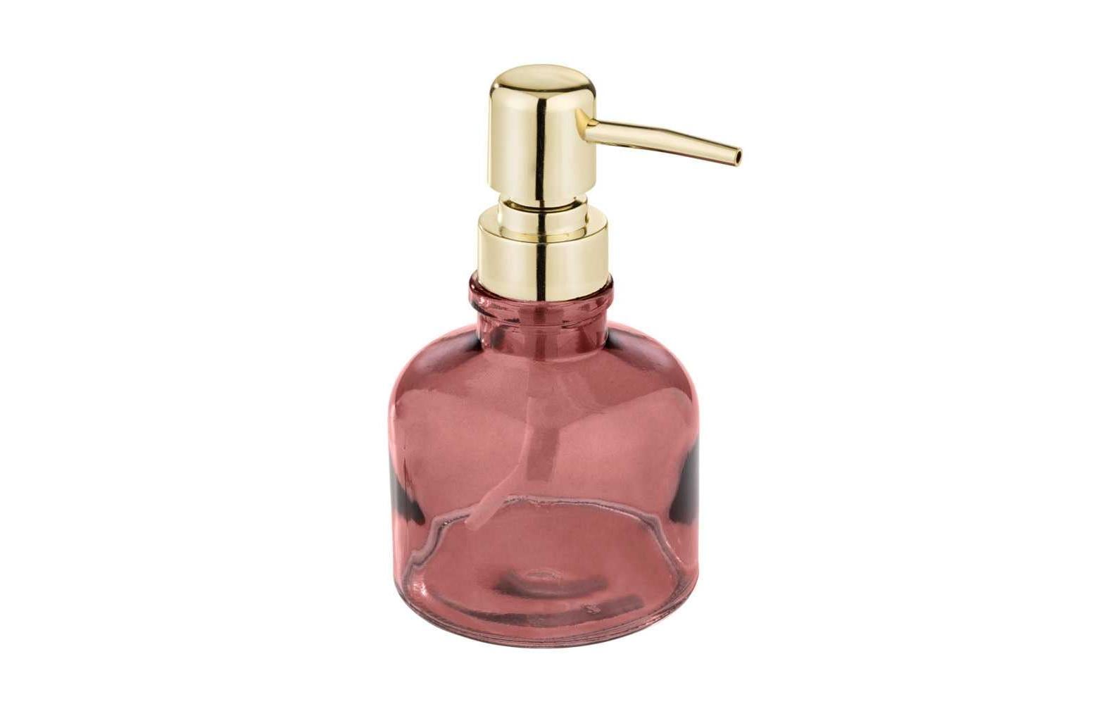 Wenko Seifenspender Atessa Altrosa Glas, Füllmenge 200ml