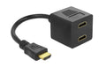 Delock Monitorsplitter HDMI zu 2x HDMI ca: 20cm, passiv
