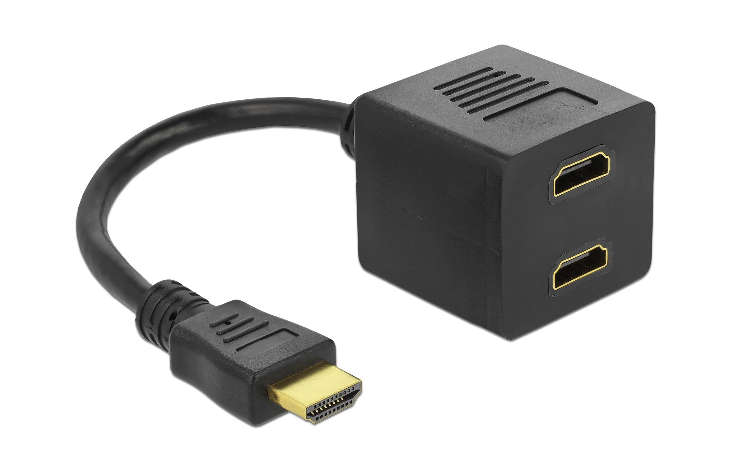 Delock Monitorsplitter HDMI zu 2x HDMI ca: 20cm, passiv
