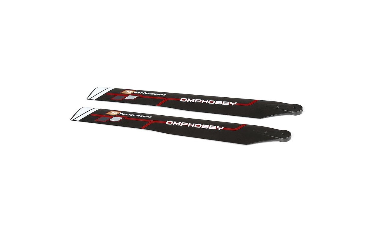 OMP Hobby Hauptrotorblätter Rot M1 - Evo