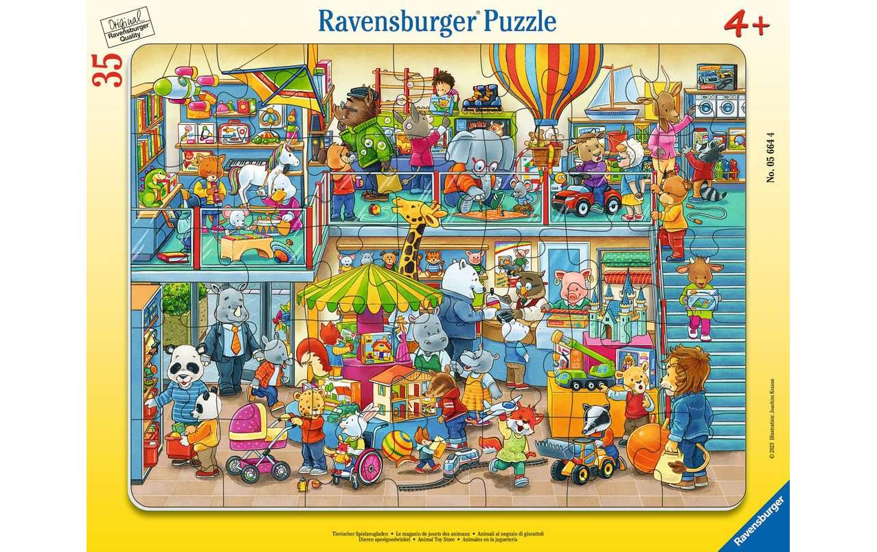 Puzzle Tierischer Spielzeugladen 35 Teile