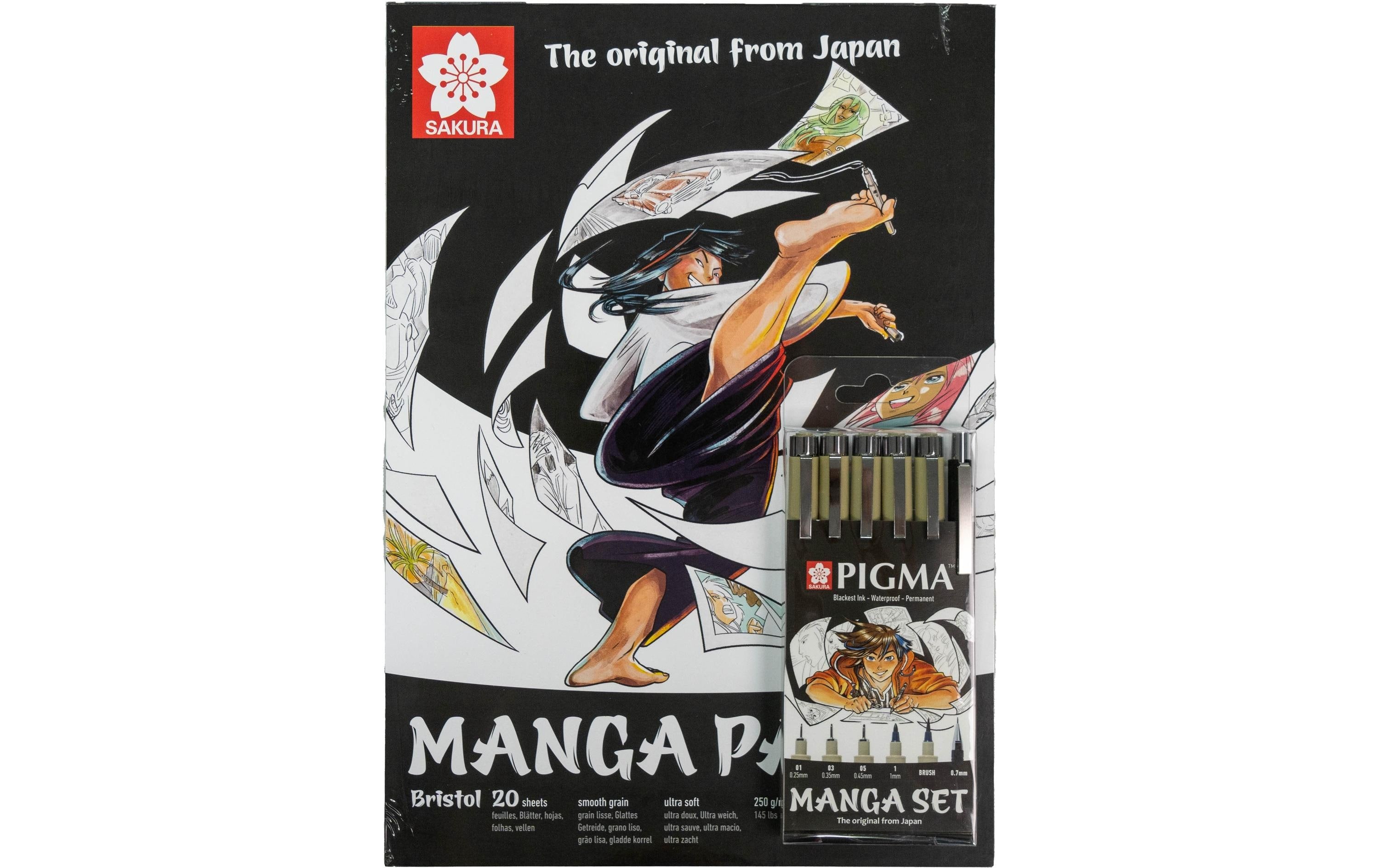 Sakura Zeichenblock Set Manga Kombi-Set
