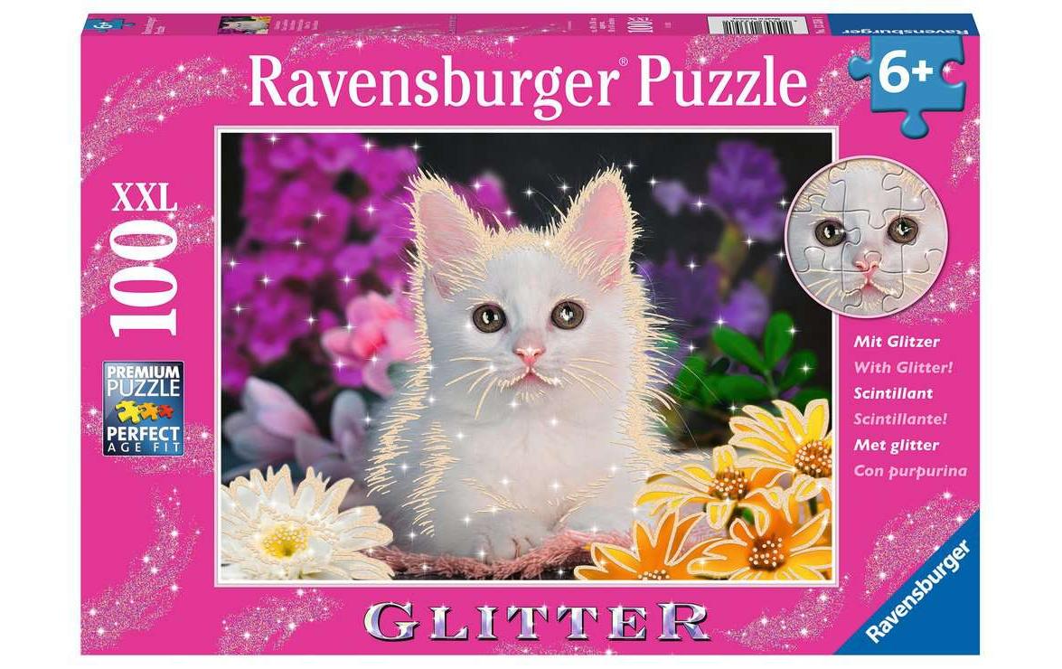 Puzzle Glitzerkatze 100 Teile XXL