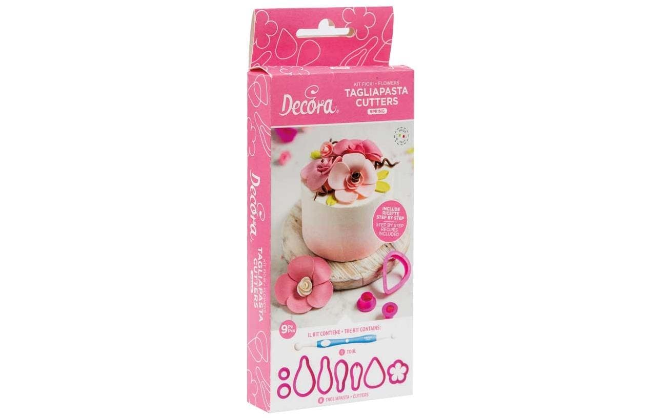 Decora Frühlings Blumen Set - 9 teilig 9 Teilig