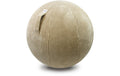 Vluv Vlip Breitcord Stoff Sitzball Beige, Ø 60-65 cm