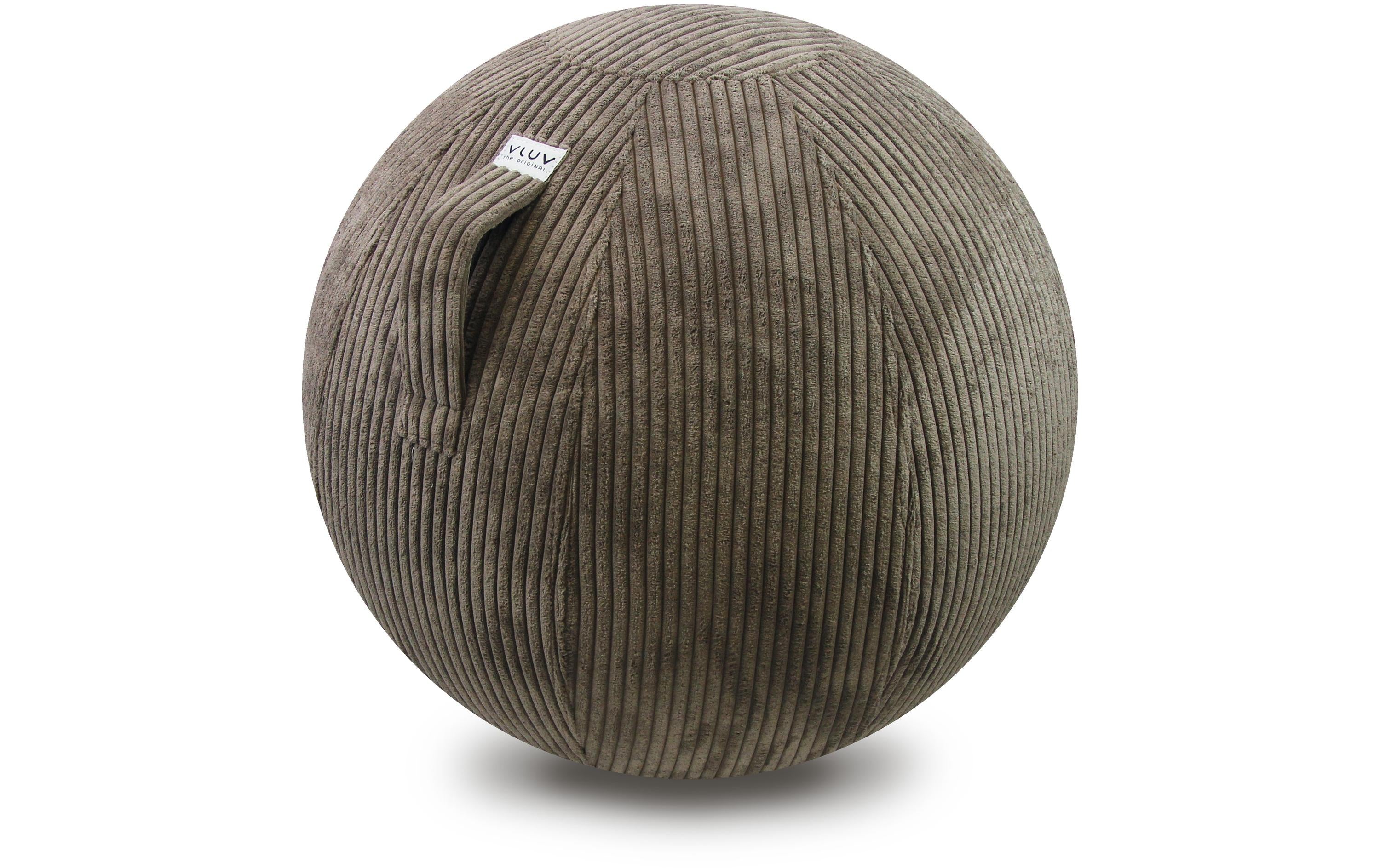 Vluv Vlip Breitcord Stoff Sitzball Nougat, Ø 60-65 cm