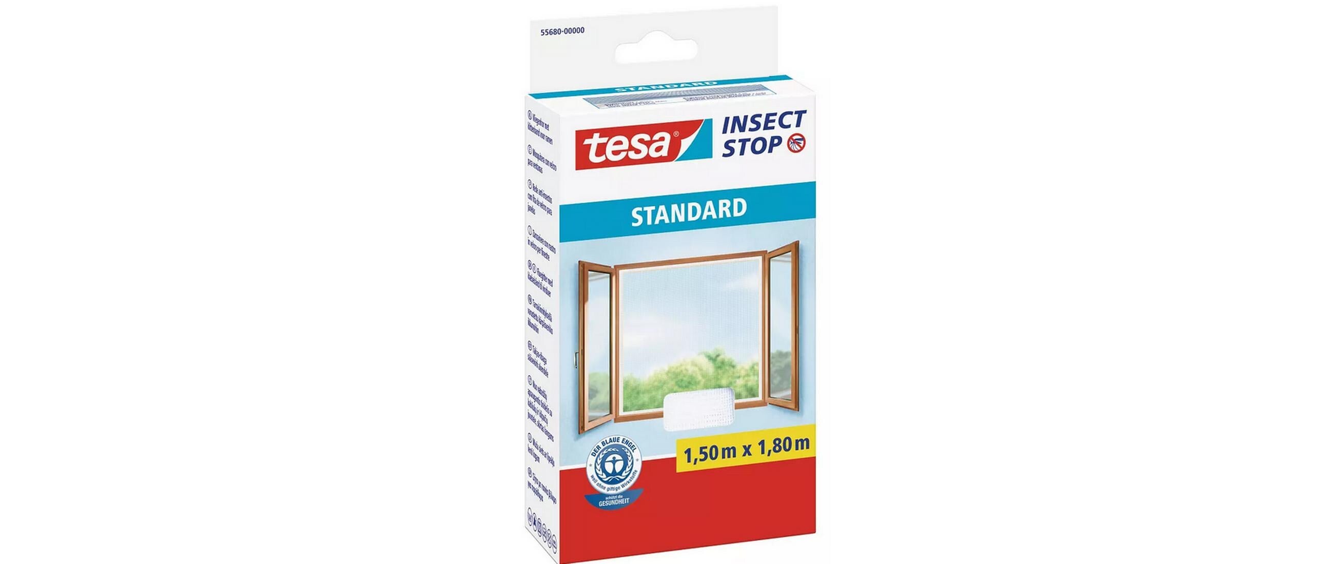 Tesa Insektenschutz - Set 2x STANDARD für Fenster  weiss