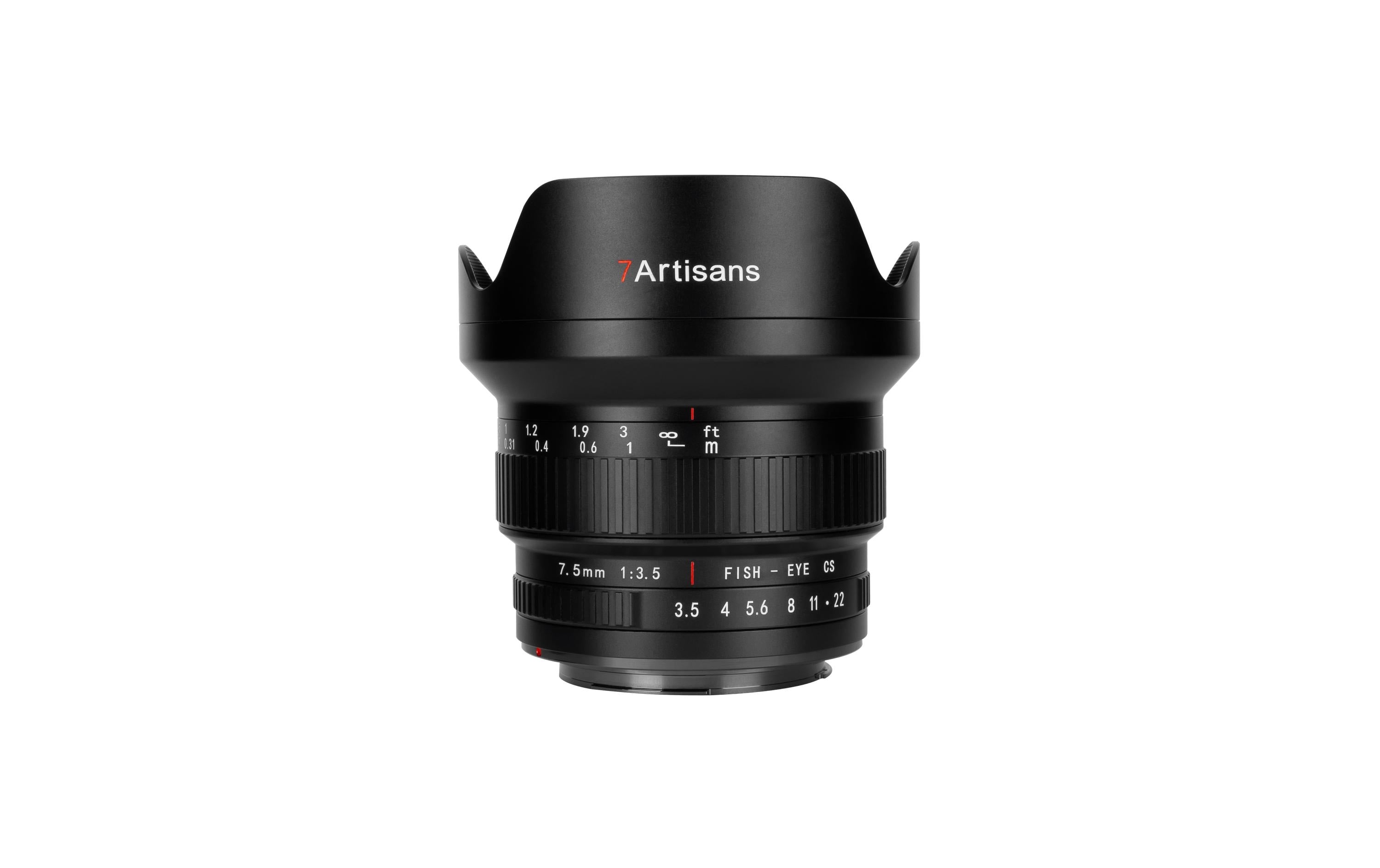 7Artisans  A114B-EF 7.5mm F3.5 Canon EF Mount