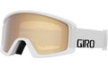 Giro Semi Flash Goggle white white wordmark, amber gold S2, yellow S0