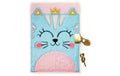 Avenue Mandarine Tagebuch mit Plüsch 240 Seiten, 12.5 x 17 x 2 cm, Katze