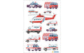 Herma Sticker Blaulicht Fahrzeuge 3 Blatt, selbstklebend