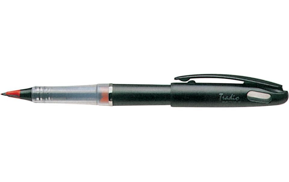 PentelTradio Stylo TRJ50-BO schwarz, Schrift rot