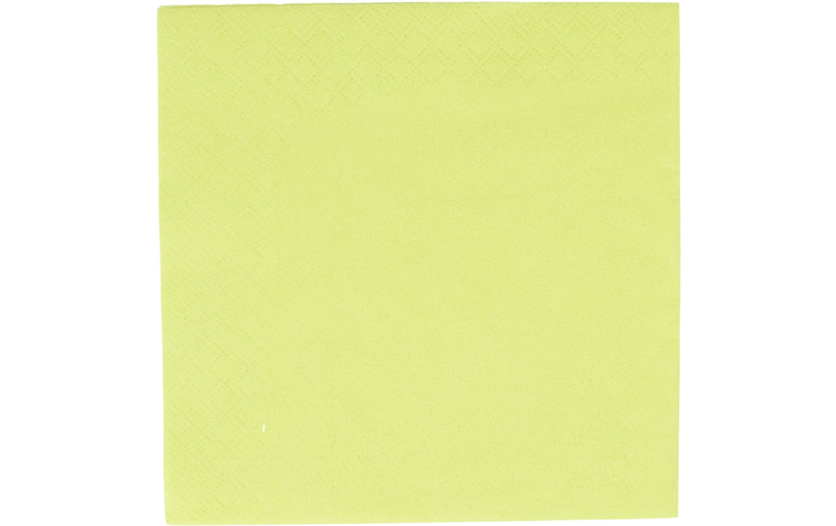 Elco Servietten 33 x 33cm limette 100 Stk, 1/4 Falz, Zellstoff FSC