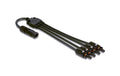 Delock DL4 Solar Splitter Kabel 1x Stecker zu 4x Buchse, 50cm, schwarz