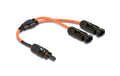 Delock DL4 Solar Splitter Kabel 1x Buchse zu 2x Stecker, 30cm, rot