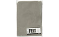 Creativ Company Bastelfilz A4, 10 Blatt grau, 1.5 - 2 mm