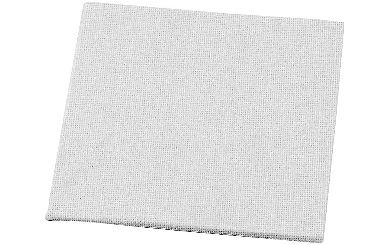 Creativ Company Leinwandplatte 10 x 10 cm, 280 g, weiss