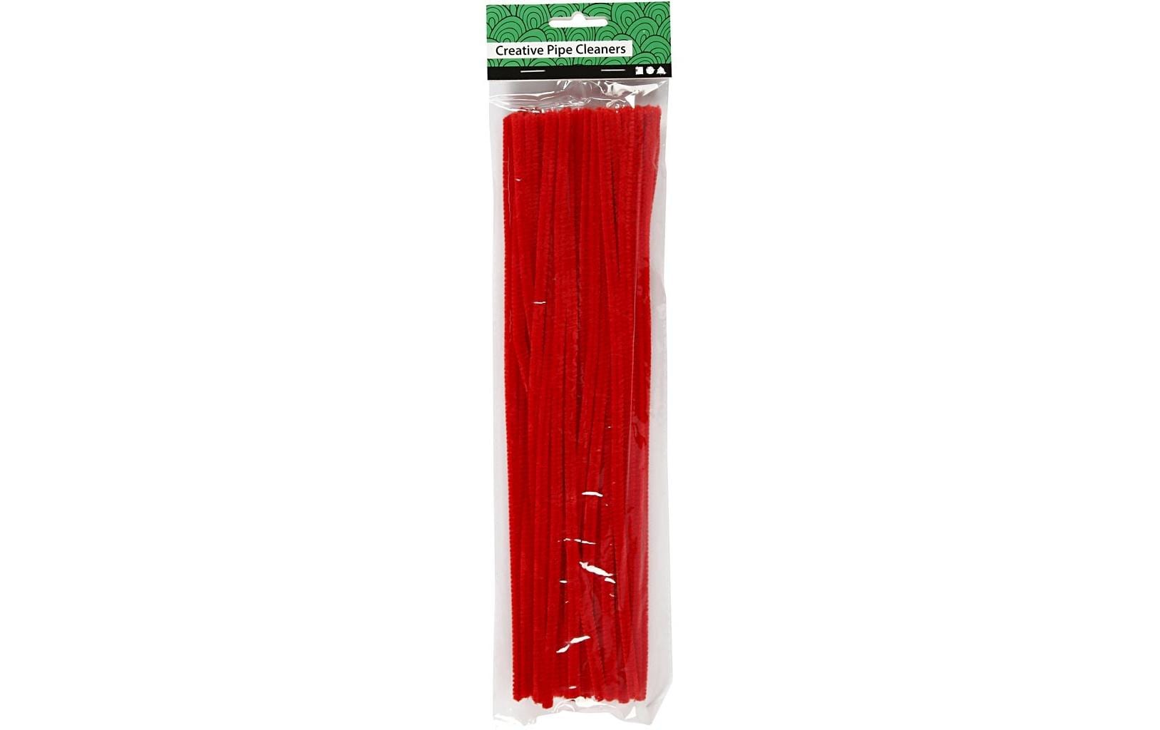 Creativ Company Chenilledraht 6 mm 50 Stück, Länge: 30 cm, rot