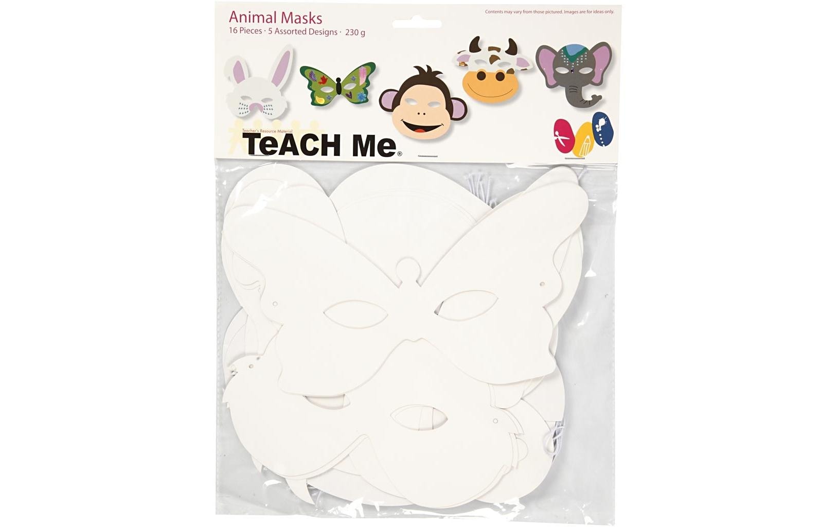 Creativ Company Masken aus Pappe 16 Stück, 230 g