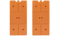 KOOR Kühlelement Arctico L Duopack Orange 2x525g, 250x120x20mm
