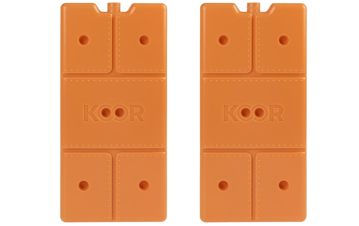 KOOR Kühlelement Arctico L Duopack Orange 2x525g, 250x120x20mm