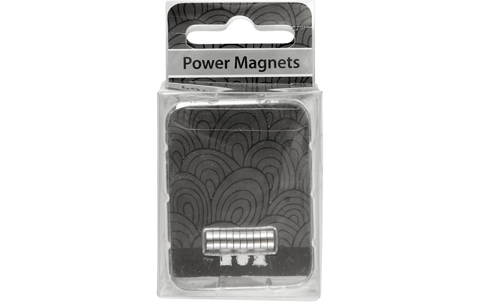 Creativ Company Magnete Power 5 mm 10 Stück, Dicke: 2 mm