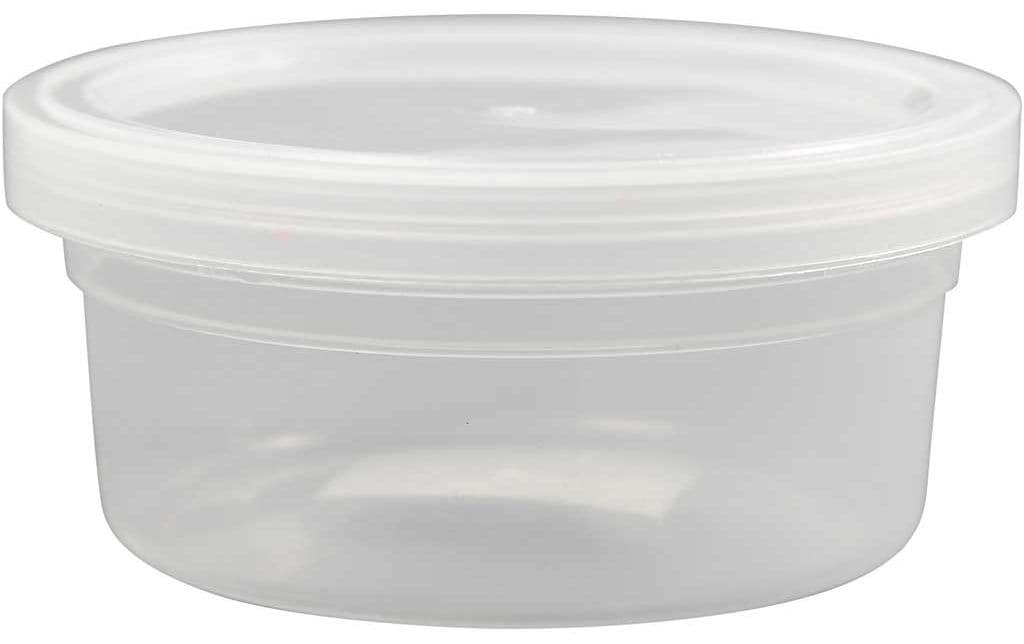 Creativ Company Dose mit Deckel 125 ml 20 Stück, 84 x 38 mm