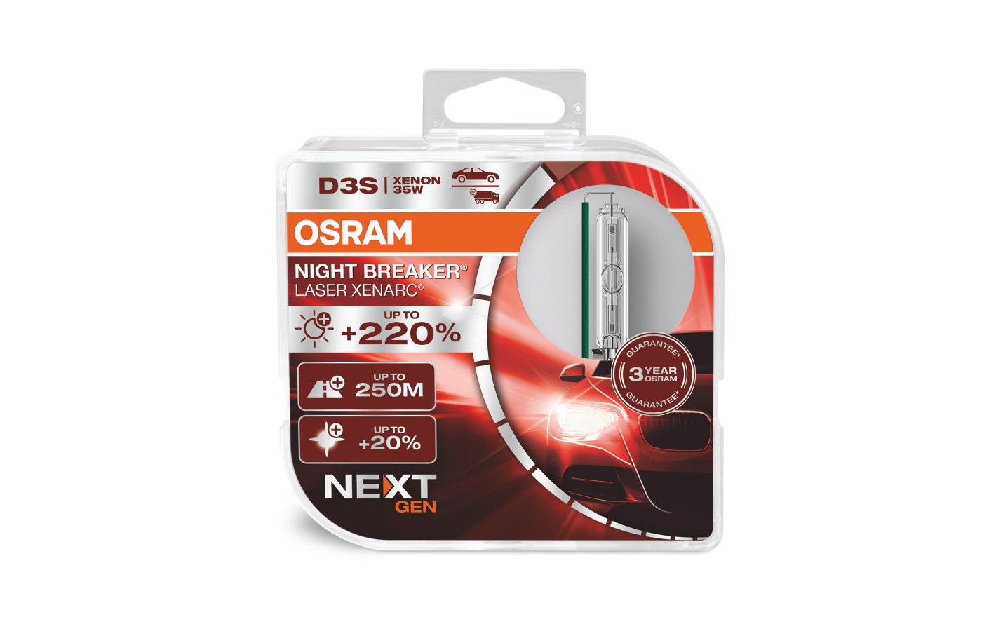 Osram XENARC Night Breaker Laser Duobox D3S 35W PK32d-5