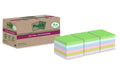3M Post-it Recycling Notes 3x 6 Farben 18 Blöcke à 70 Blatt , 76 x 76 mm